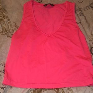 Pink Cami Crop Top